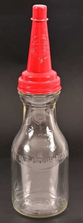 Antique The Master Oil Spout with Glass Bottle (1 of 6)