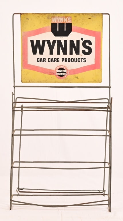 Wynn's Car Care Vintage Metal Store Display Rack (1 of 7)