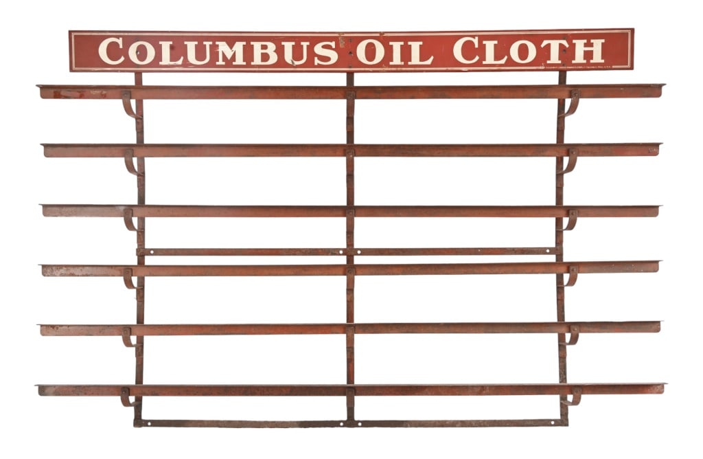 Columbus Oil Cloth Metal Wall Rack (1 of 7)