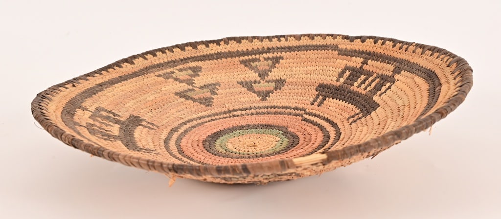 Native American Apache Indian Woven Bowl (1 of 4)
