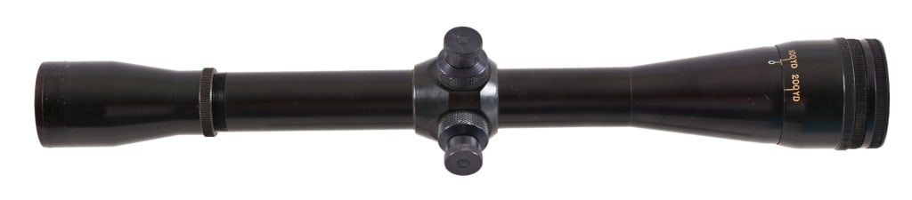 Lyman All American 6X Rifle Scope: Vintage, very good condition. Fine cross hairs and target dot.