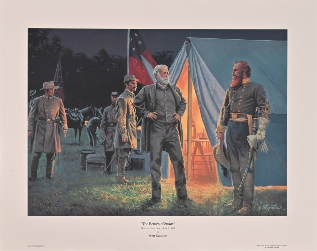 Mort Kunstler "Return of Stuart" Civil War Print (1 of 5)