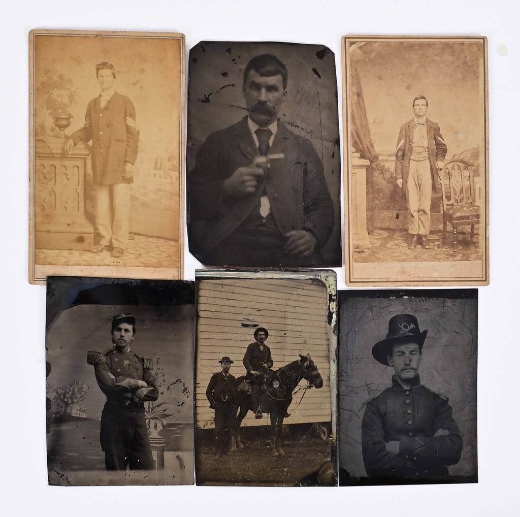 Antique Tintype Civil War Soldier Photos (1 of 11)