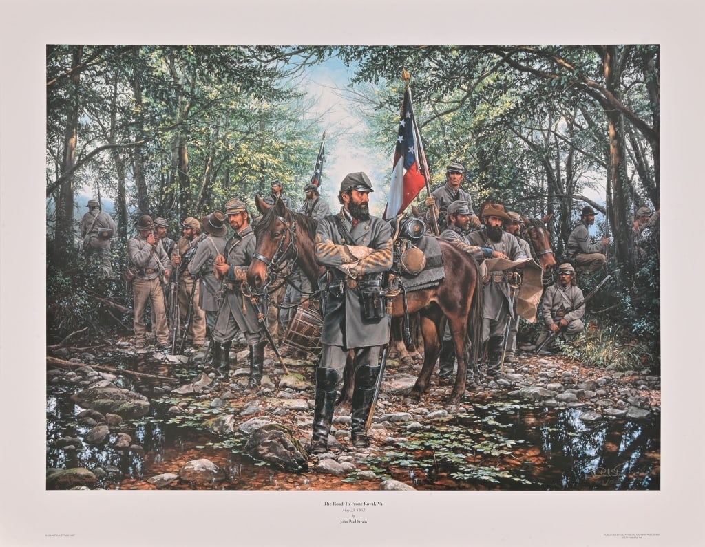 John Paul Strain Signed Civil War Print (1 of 5)