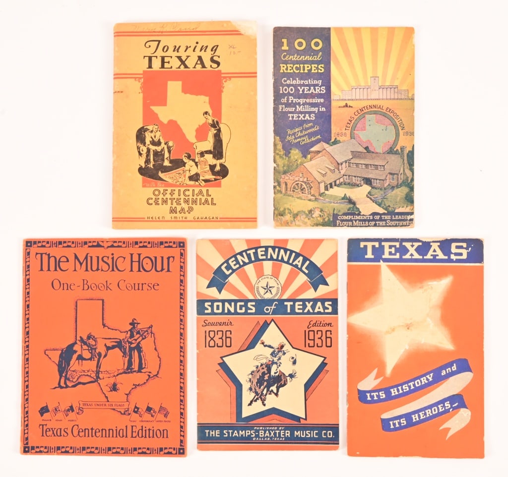 (5) Texas Centennial 1936 Souvenir Booklets (1 of 3)