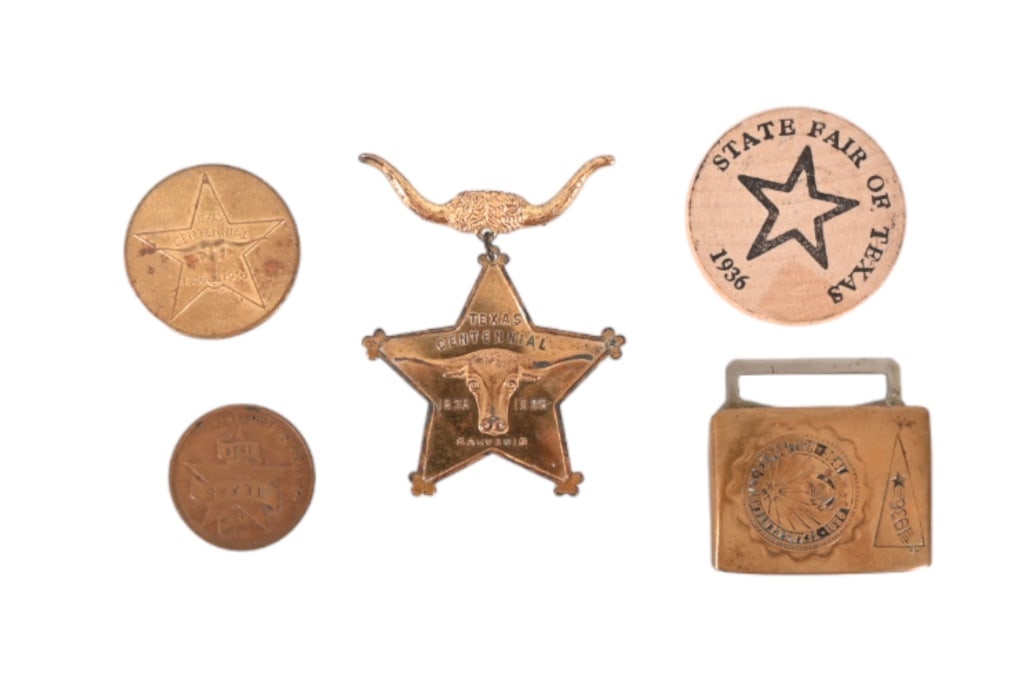Texas Centennial 1936 Commemorative Souvenirs (1 of 2)