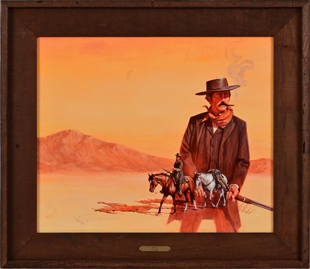 "Rudge" Guy Deal Framed Painting (1 of 6)