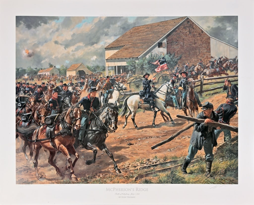 Don Troiani Civil War Print "McPherson's Ridge" (1 of 4)