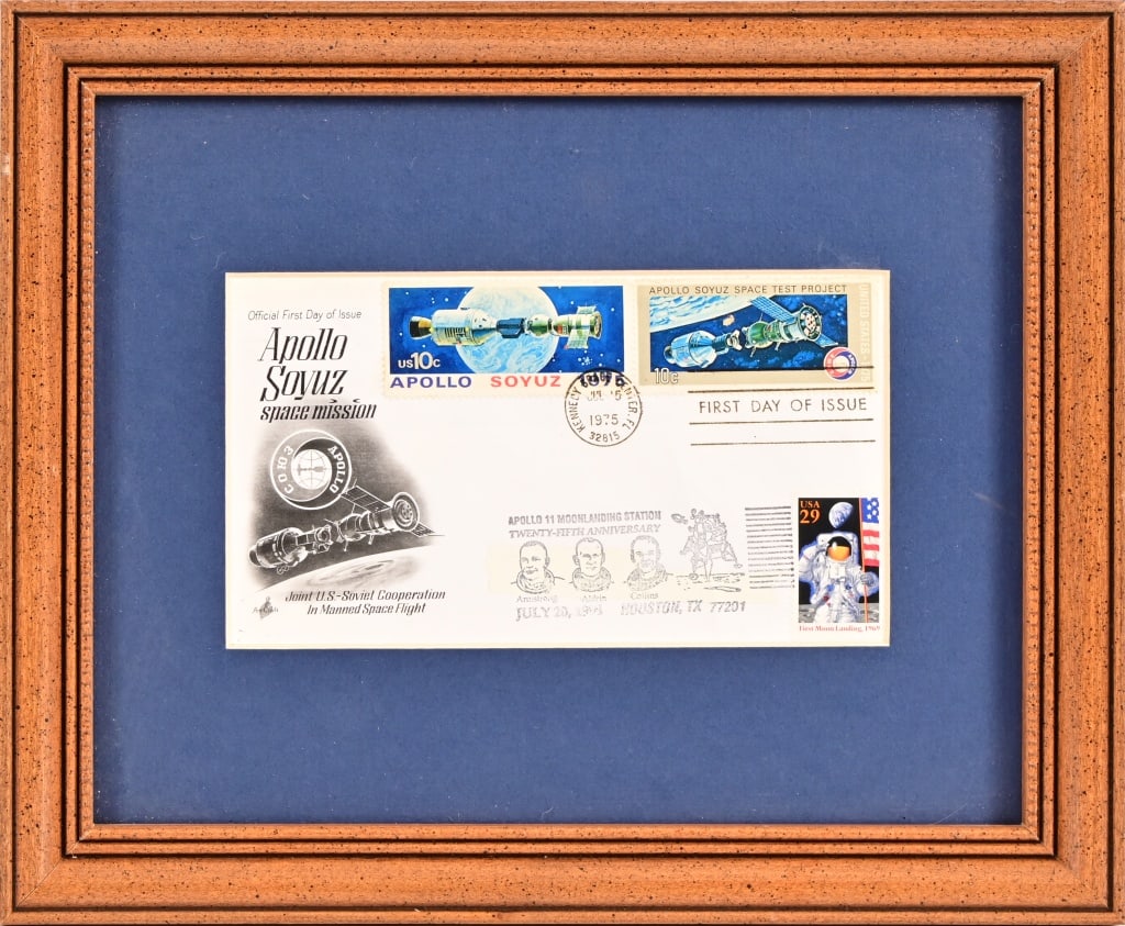 Apollo-Suyez Space Mission 1st Day Cover & Stamps (1 of 2)
