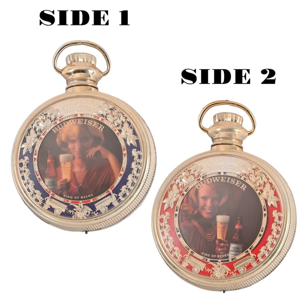 Budweiser Beer Motion Lighted Advertising Sign (1 of 5)