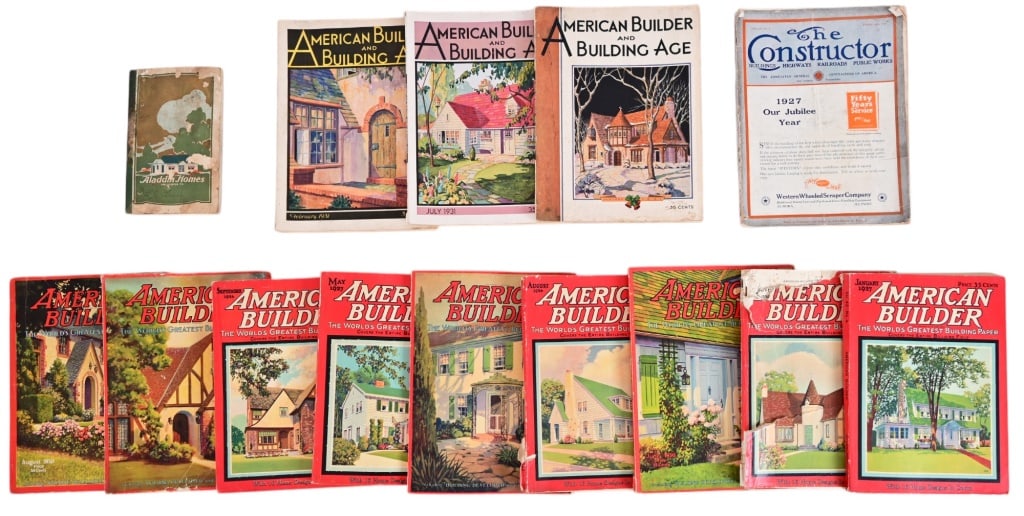 Collection American Builder Magazines: 1920's and 1930's American Builders magazines.