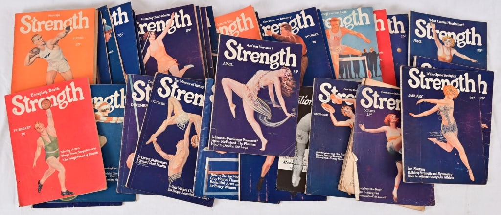 Collection of 1920's Strength Magazine: Collection of 1920's Strength Magazine