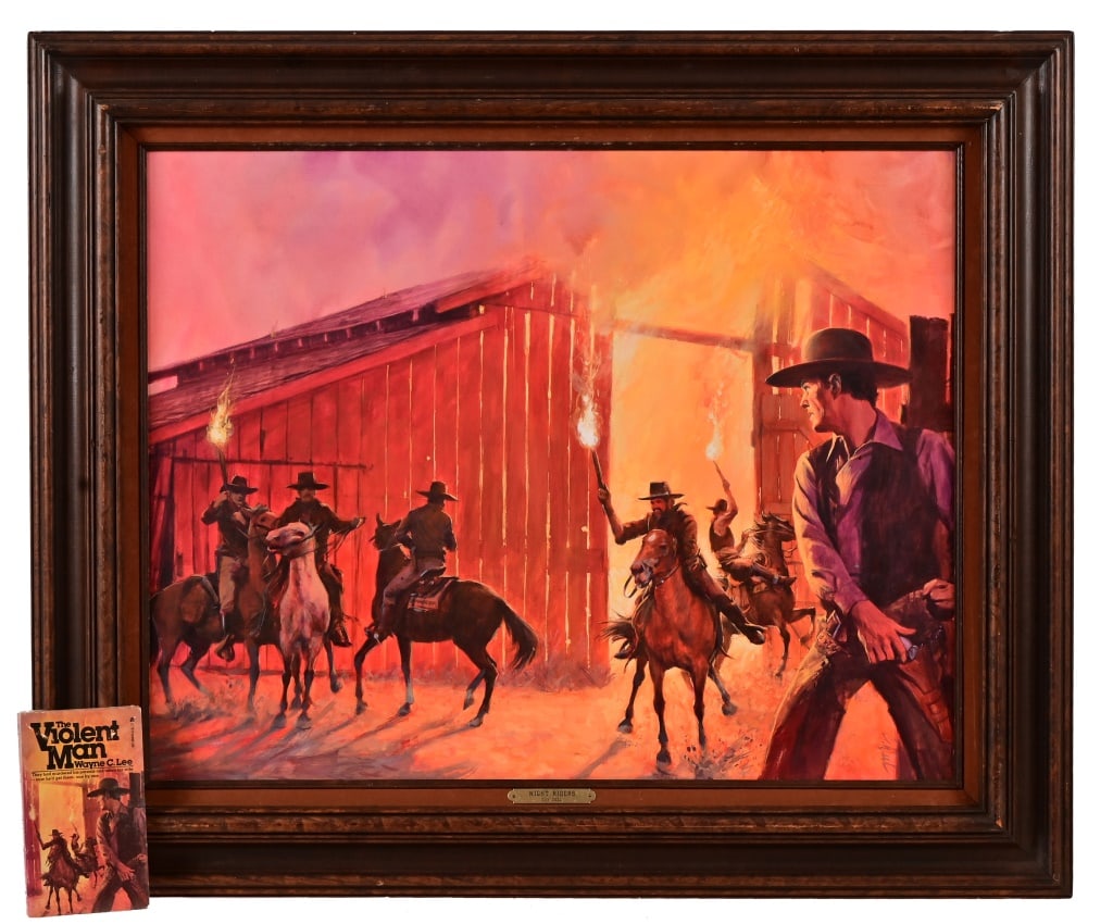 "Night Riders" Guy Deel Painting (1 of 6)