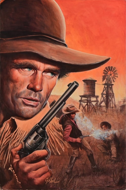 "Rim Of The Desert" Guy Deel Original Painting (1 of 6)