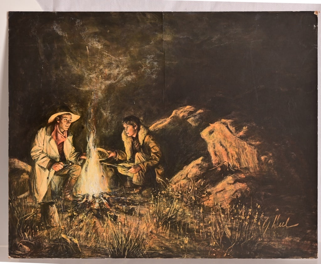 "Me and Gallagher" Guy Deel Original Painting (1 of 5)