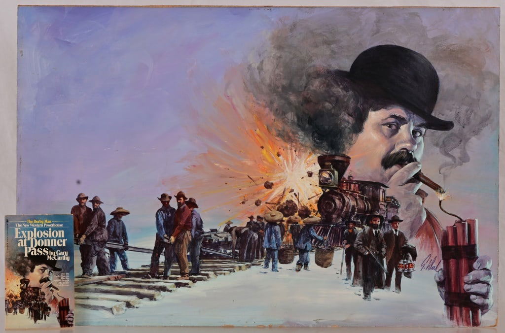 "Explosion At Donner Pass" Guy Deel Painting (1 of 8)