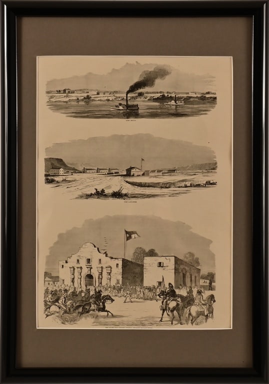 1861 Civil War Texas Fort Prints (1 of 5)