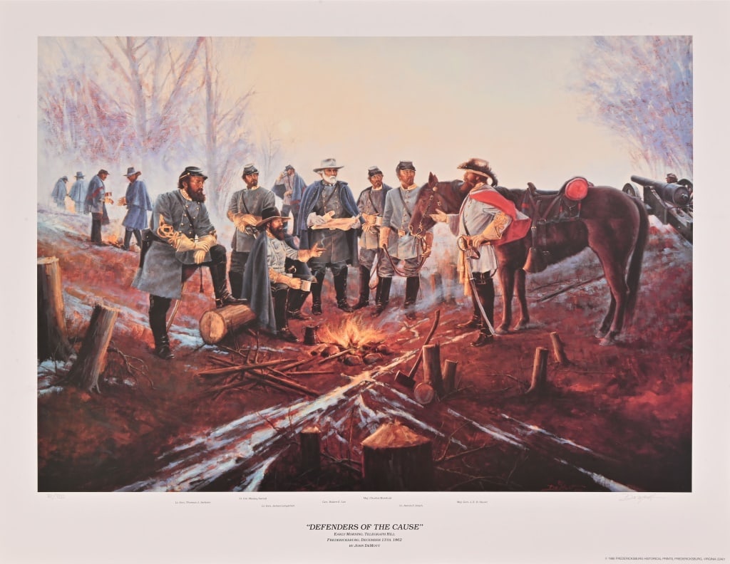John DeMott Signed Civil War Print (1 of 4)