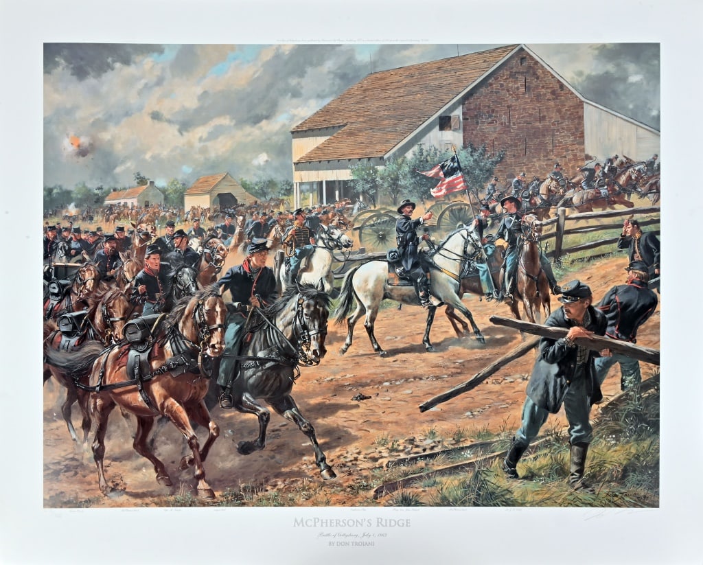 Don Troiani Civil War Print "McPherson's Ridge" (1 of 4)