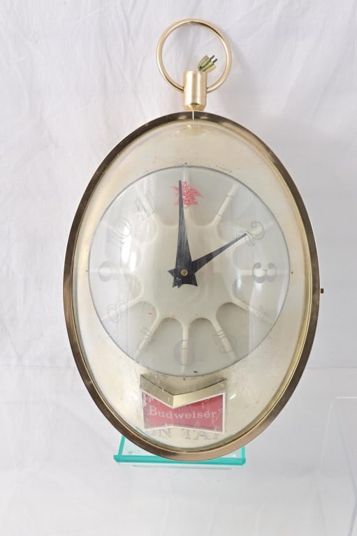 Budweiser Advertising Rotating Mallard Duck Clock (1 of 4)