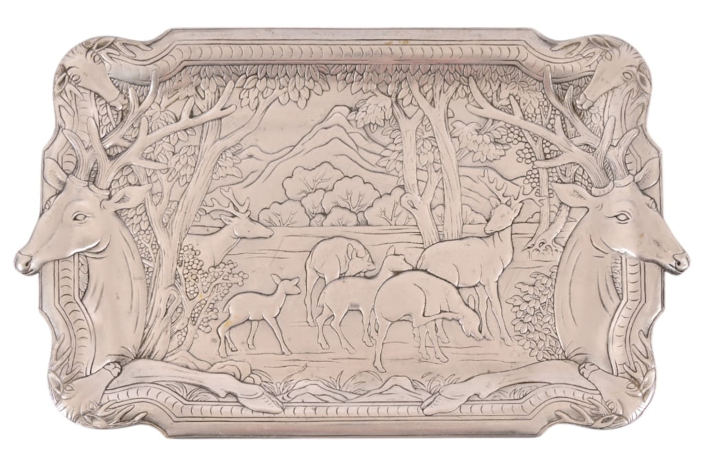 Large Pewter Tray / Arthur Court Designs 1982 (1 of 4)