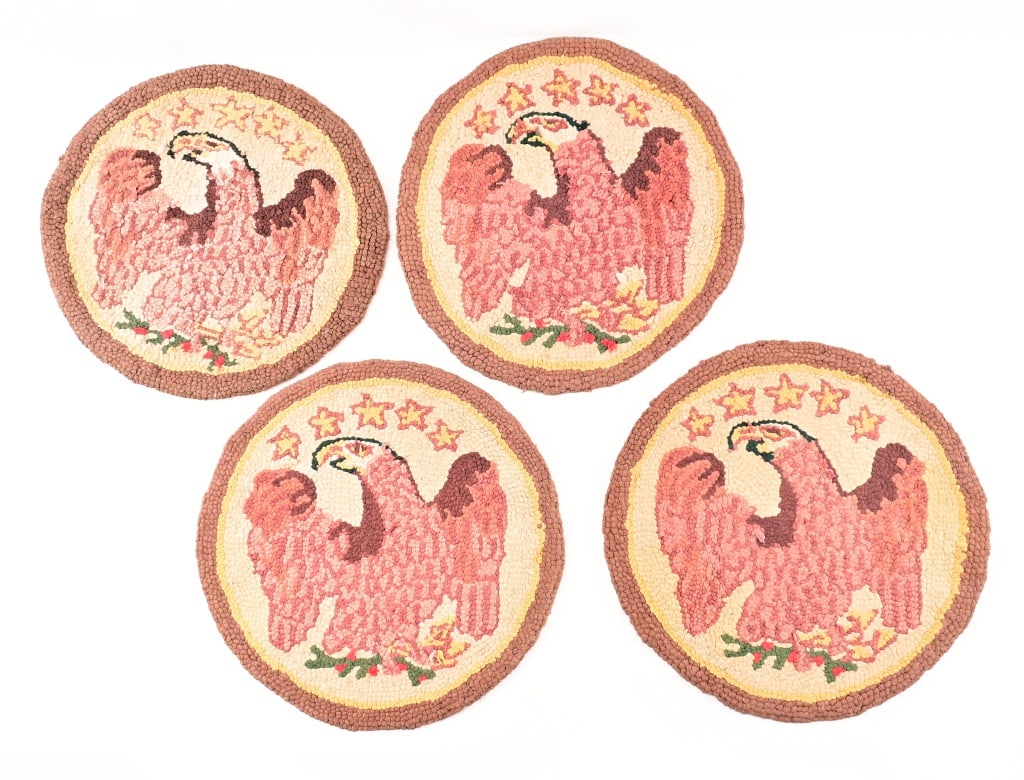 (4) Great Seal of United States Place Mats: 15" diameter