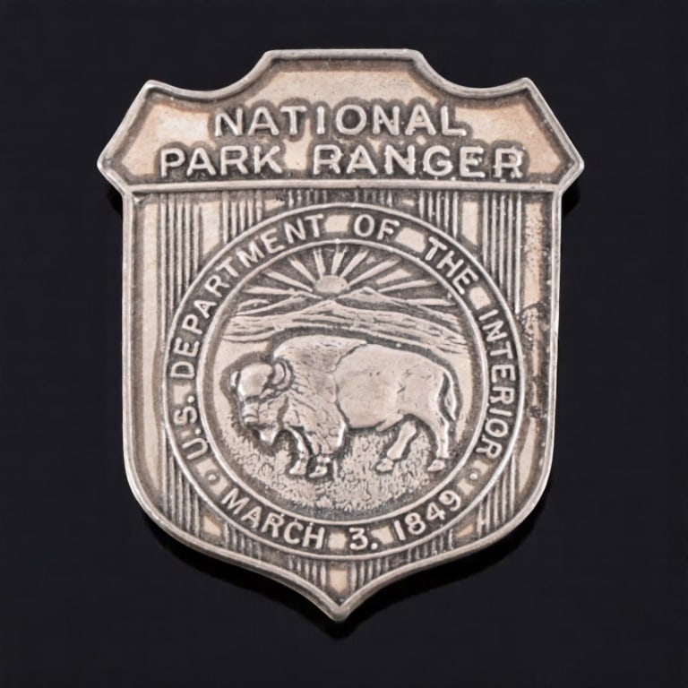 Dept. of Interior National Park Ranger Badge: Dept. of Interior National Park Ranger Badge