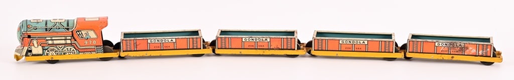Post War Lithograph Toy Train (1 of 10)