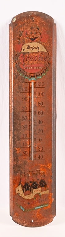 Frostie Root Beer Tin Thermometer (1 of 5)