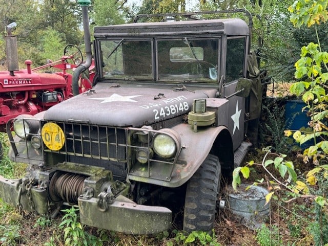 1953 Dodge M37 3/4 Ton 4X4 Army Truck: Not Running. Title Not In Arcuri's name. Has been exposed to elements & sitting for a long period of time. In need of restoration. Does not run. No key.