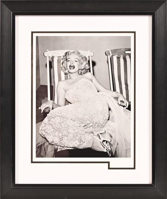 Marilyn Monroe Frank Worth Photograph Print: Frank Worth: The exposed Years; Limited Edition lithograph photo print numbered 521/999. Includes COA. Framed18.5" x 22"