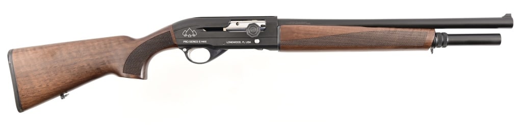 Black Aces Tactical 12 GA Shotgun: SN 21PSM20399. Very good condition. 18.5 barrel, good bore. Extended magazine tube. Comes with 3 choke tubes and wood pistol grip. Modern.
