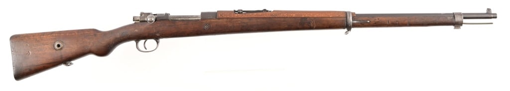 Turkish M38 Mauser Bolt Action 8mm Rifle: S/N 12217. Date stamped 1939, barrel measures 30",rough bore with rifling. Missing floor plate, mag spring and follower. Modern.