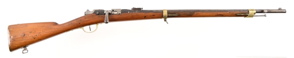 French Infantry MLE 1866-74 .50 Black Powder Rifle: 27 1/2" barrel. Serial F92433. Antique.