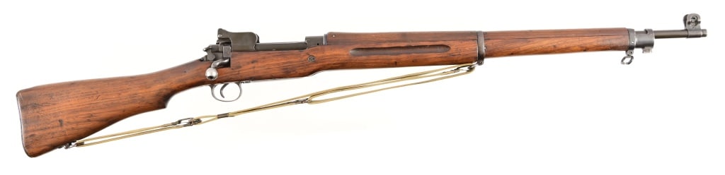 Eddystone U.S. Model 1917 Rifle .30-06: SN 690631. 26" barrel, good bore. Barrel stamped R, flaming bomb, 1918. Working action. Wood is solid with dings. Nice 1917 example. Modern.