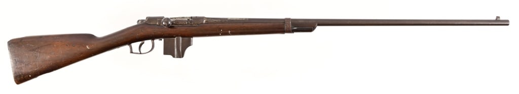 Dutch Beaumont-Vitali M1875 Bolt Action Rifle: 11.3 x 50 mm cal., 33" barrel, missing rear sight, missing cleaning rod. Serial Y117. Antique.