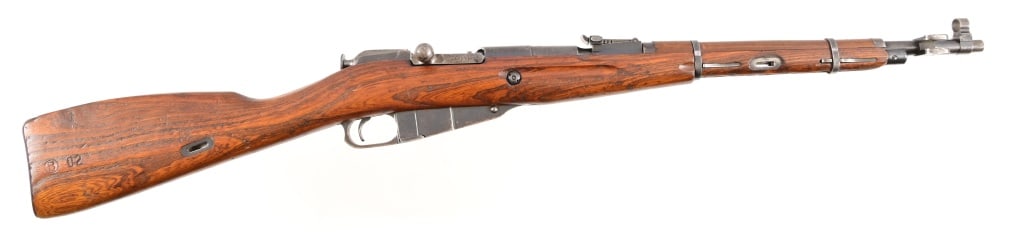Mosin Nagant M44 Carbine 7.62x54 Cal.: SN 9586. 21" barrel, bad bore. Receiver dated 1953. Hardwood stock. Modern.
