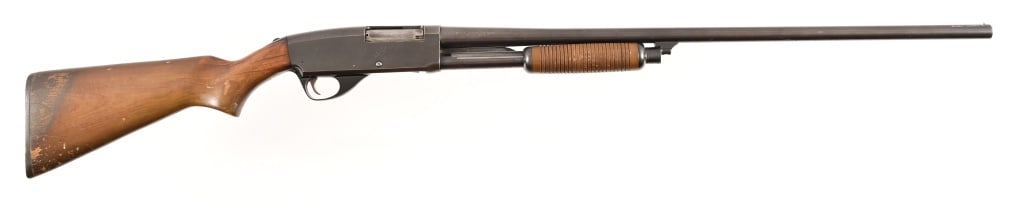 West Point Model 167-B Pump Action: S/N A948423. Barrel measures 28", wood stock. Modern.