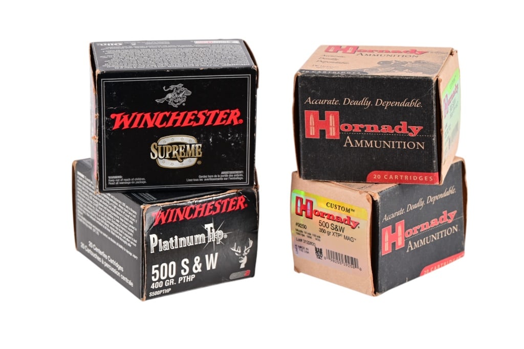 Winchester & Hornady 500 S&W Ammunition: Winchester & Hornady 500 S&W Ammunition