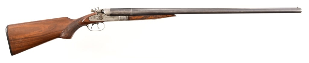 HSB & Co Ruso 12 Gauge D/B Shotgun: Serial 35260. Smokeless steel, choke bored, double hammers. 30" barrel. Modern.