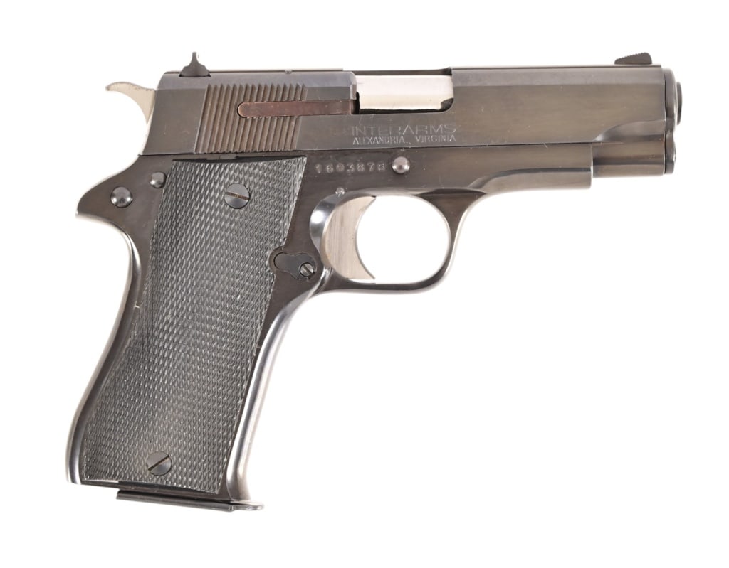 Star Model BM9 9MM Pistol: SN 1603878. 1911 style with 3.5" barrel, great bore. As new with factory box, one magazine. Modern.