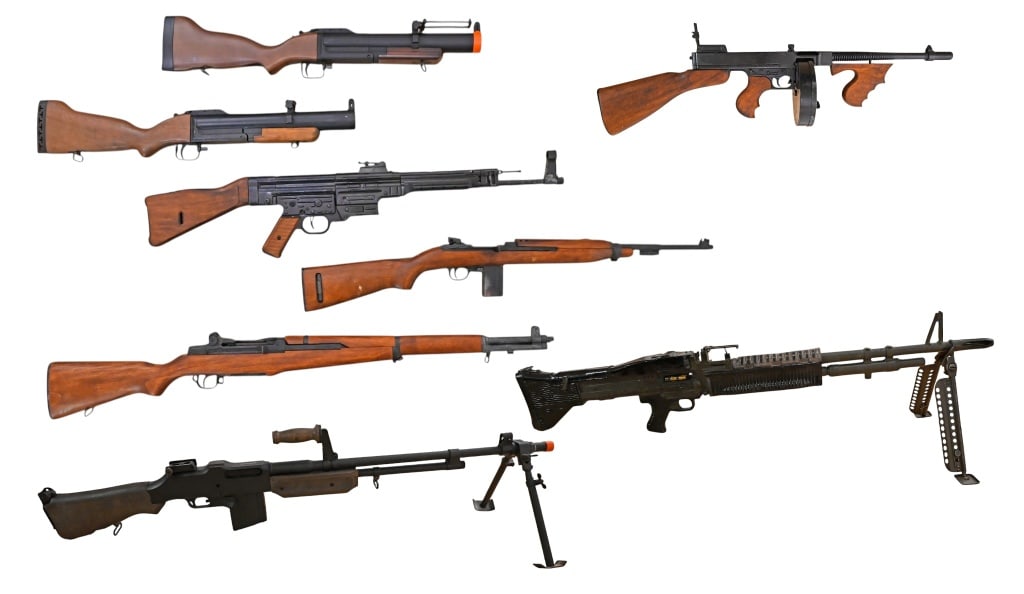Collection of Replica Non-Firing Military Rifles: Collection of Replica Non-Firing Military Rifles
