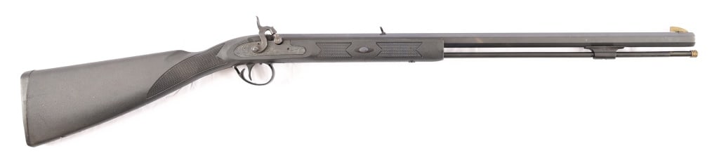 Connecticut Valley Arms Black Powder .50 Cal Rifle: Black powder. 26" barrel, working action. Black synthetic stock.