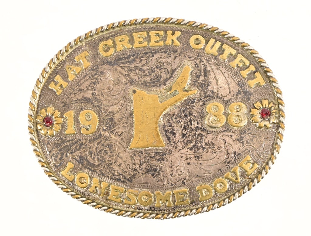Lonesome Dove Hat Creek Outfit Belt Buckle (1 of 5)