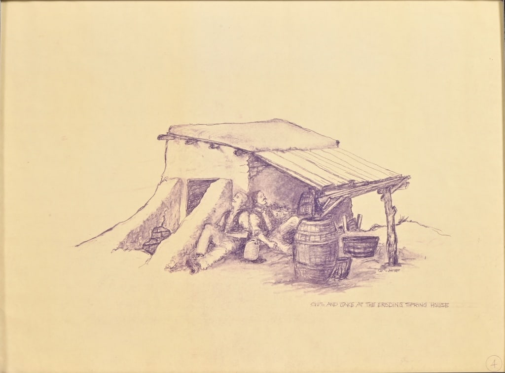 Lonesome Dove Set Design Blue Prints - 10