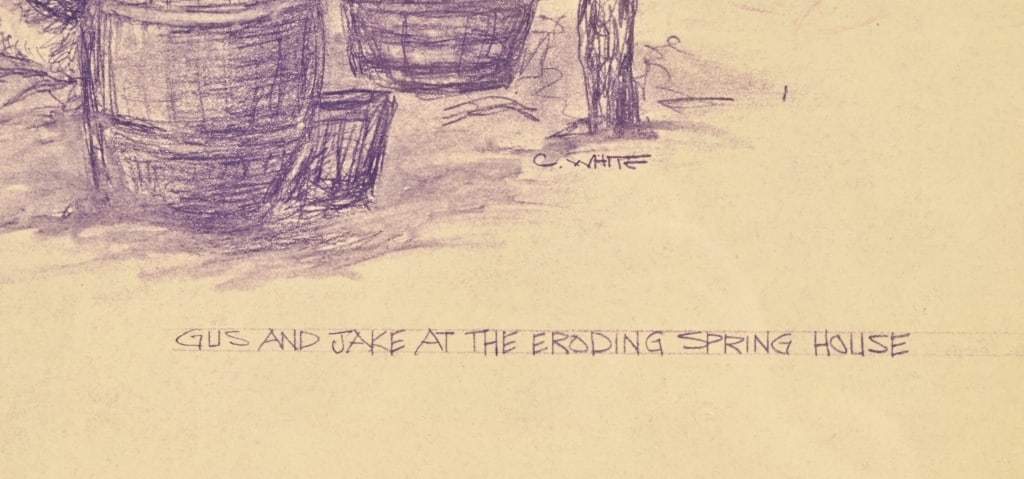 Lonesome Dove Set Design Blue Prints - 11