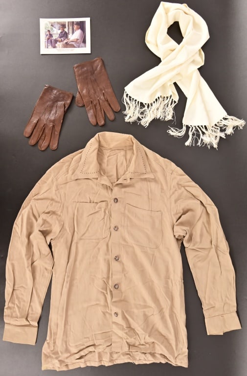 Robert Duvall's "Second Hand Lions" Film Costume: Worn during Duvall's biplane scene in "Second Hand Lions". Includes Certificate of Authenticity from New Line Cinema president Jim Rosenthal, dated March 29, 2004. Shirt size M/L.