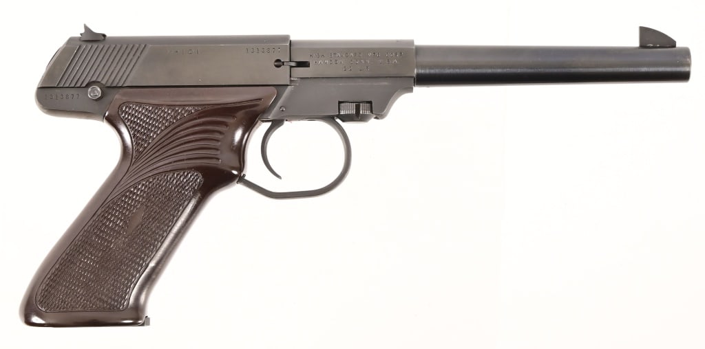 Hi-Standard M-101 Dura-Matic Semi-Auto .22LR: S/N 1313877. Blued finish, 6.5" Barrel, very good condition. Modern