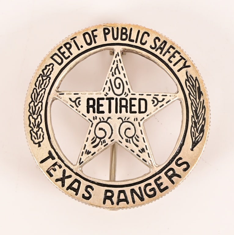 Texas Ranger Cinco Peso Retired Badge (1 of 2)