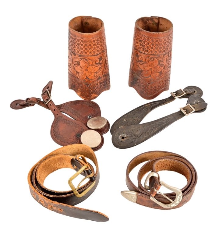 Bill Pickett's Cowboy Cuffs, Spur Straps & Belts (1 of 9)